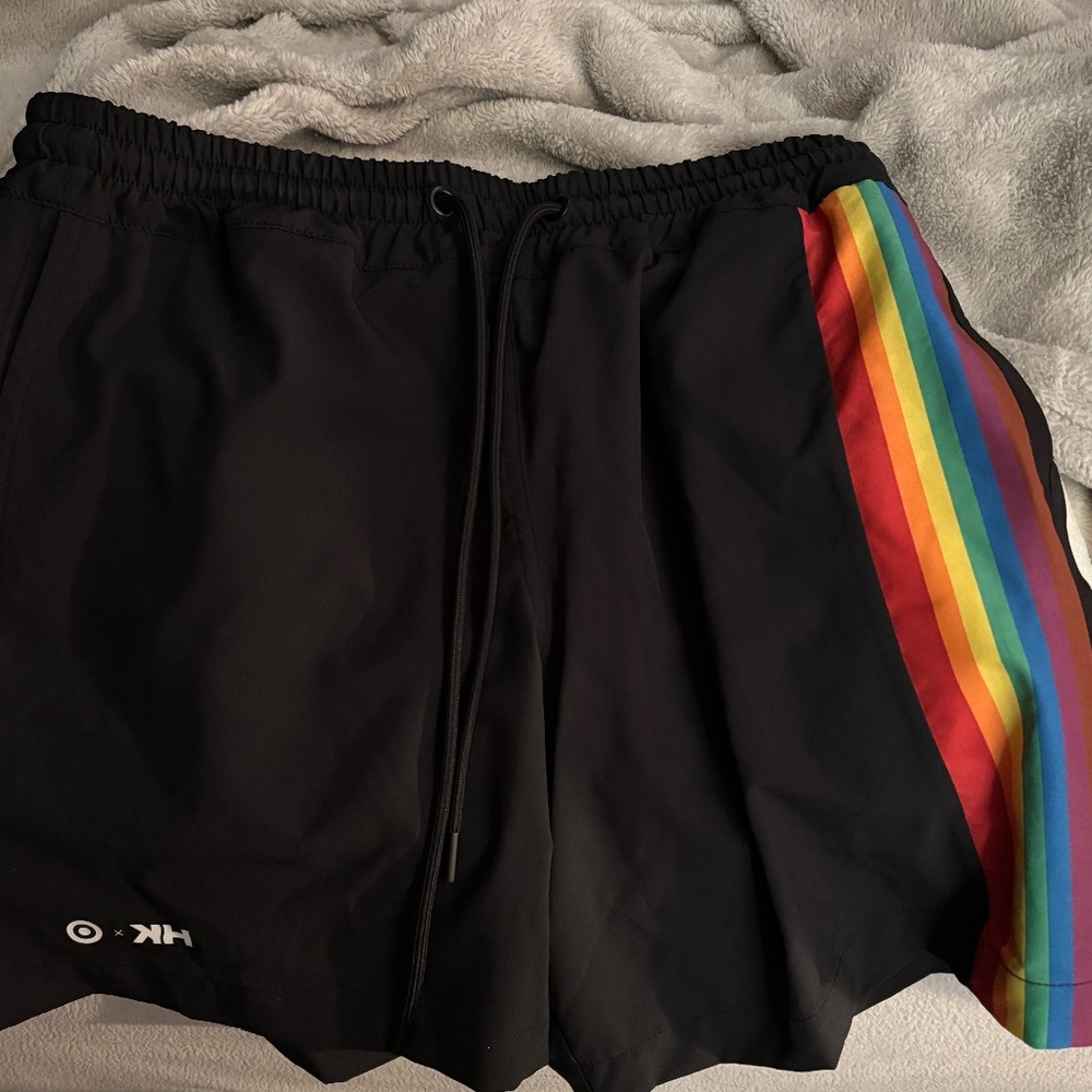 Rainbow Stripe Shorts